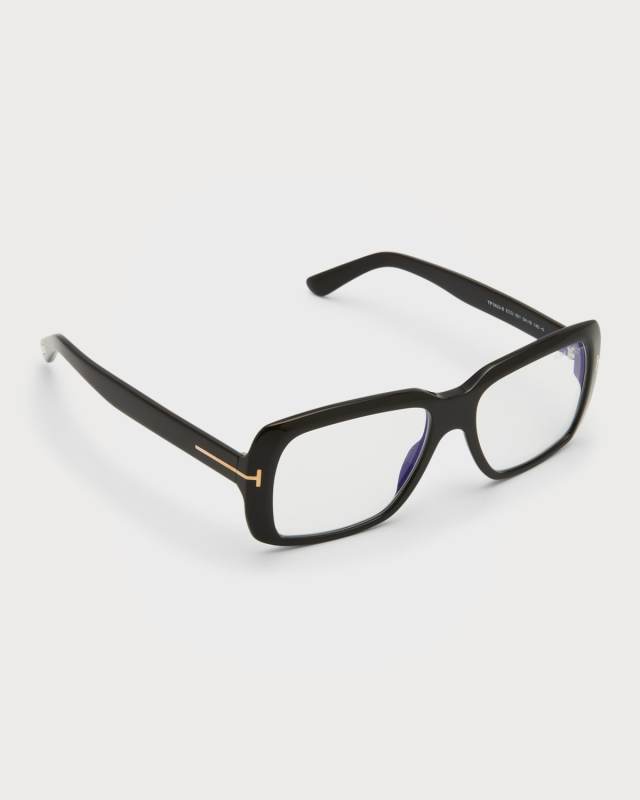 Blue Filtering Square Acetate Glasses